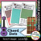 Rainbow Ukulele Colored Chord Dot Stickers Miscellaneous